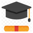 Graduation Diploma Degree Icon
