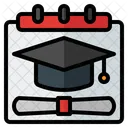 Graduation Achievement Completion Icon
