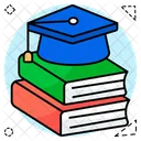 Graduation Books Handbooks Guidebooks Icon