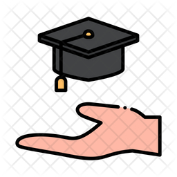 Download Free Graduation Cap Colored Outline Icon Available In Svg Png Eps Ai Icon Fonts