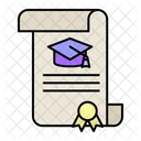 Graduation Certificate  Icon