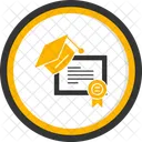 Graduation Lifelong Learning Icon Completion Ceremony Achievement Diploma Degree Commencement Education Milestone Icon