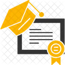 Graduation Lifelong Learning Icon Completion Ceremony Achievement Diploma Degree Commencement Education Milestone Icon