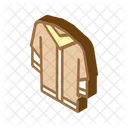 Graduation Mantle Isometric Icon