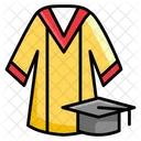 Graduation Costume Graduation Gown Graduation Hat Icon