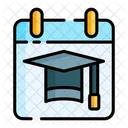 Calendar Date Graduation Icon