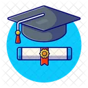 Graduation Degree  Icon