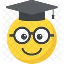 Graduation Smiley Student Icon