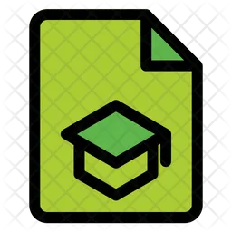 Graduation FIle  Icon