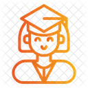 Graduation Women Student Icon