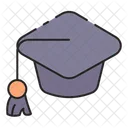 Graduation Hat Diploma Degree Icon