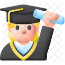 Graduation Education Degree Icon