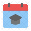 Graduation Calendar Schedule Icon