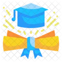 Graduation Diploma Education Icon
