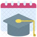 Graduation Calendar Dates Icon