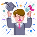 Graduation Education Ceremony Icon