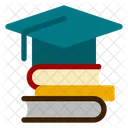 Flat University School Icon