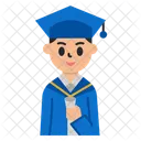 Graduation University Man Icon