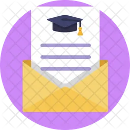 Graduation Letter  Icon