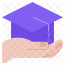 Education Support Graduation Cap Icon