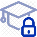 Graduation Lock Graduation Graduate Icon