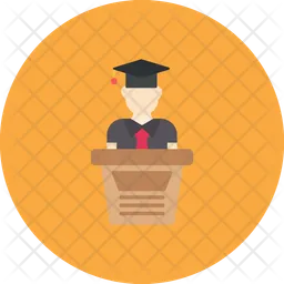 Graduation Speech  Icon