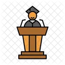 Graduation Speech  Icon