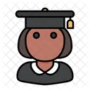Student School Woman Icon