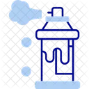 Aerosol Spray Can Spraying Icon
