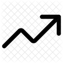 Grafico De Dinero Flecha De Aumento Ascenso Crecimiento Flecha Hacia Arriba Grafico De Estadisticas Derecha Crecimiento Icono