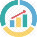Grafico Grafico De Crescimento Crescimento Do Negocio Ícone