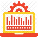 Grafico Monitoramento Sistema Ícone