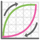 Grafico Grafico De Negocios Plan De Negocios Icono