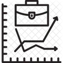Grafico Tabla De Crecimiento Crecimiento Empresarial Icono