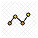 Grafico Enredo Tendencia Ícone