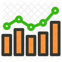 Estadisticas Grafico De Crecimiento De Ventas Estadisticas Ventas Icono