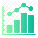 Grafico Grafico De Barras Grafico De Linhas Ícone