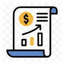 Grafico Dolar Grafico Ícone