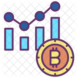 Grafico a barre bitcoin  Icon