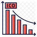 Grafico Descendente Ico Grafico Descendente Ico Icono