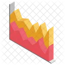 Grafico ad area  Icon