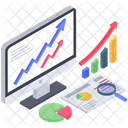 Grafico di analisi dei dati  Icon