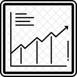 Gráfico analítico  Ícone