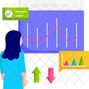 Gráfico de análisis  Icono