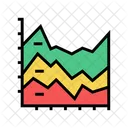 Gráfico apilado  Icono