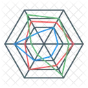 Grafico De Radar Ícone