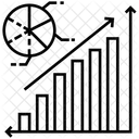 Grafico Aziendale Progresso Aziendale Analisi Dei Dati Icon