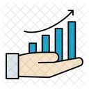 Barras De Graficos Analisis De Datos Analisis Icono