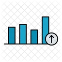 Barras De Graficos Analisis De Datos Analisis Icono