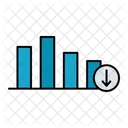 Barras De Graficos Analisis De Datos Analisis Icono